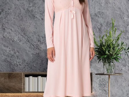 Shopymommy 5525 Lace Maternity & Nursing Nightgown Online Hot Sale