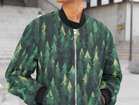 Billion Tree Female Bomber Jacket Online Hot Sale