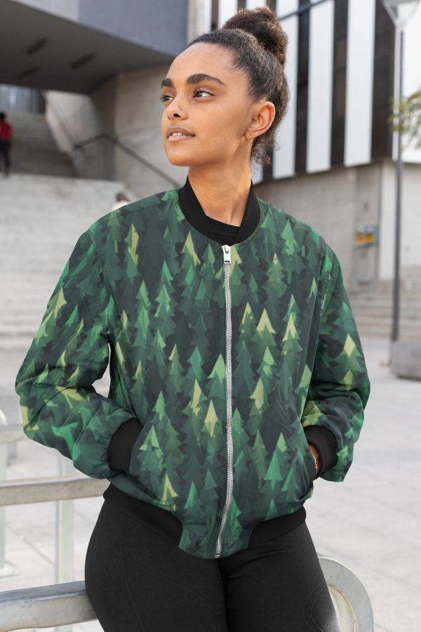 Billion Tree Female Bomber Jacket Online Hot Sale