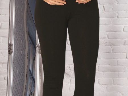 Shopymommy 1757 Cotton Maternity Tight Black For Discount