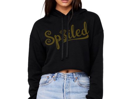 Spoiled Crop Top Hoodie Online now