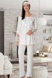 Shopymommy 5353 Sandra 3-Pieces Maternity & Nursing Pajamas With Sale