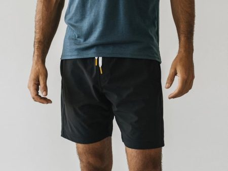 Black Plain Shorts Online