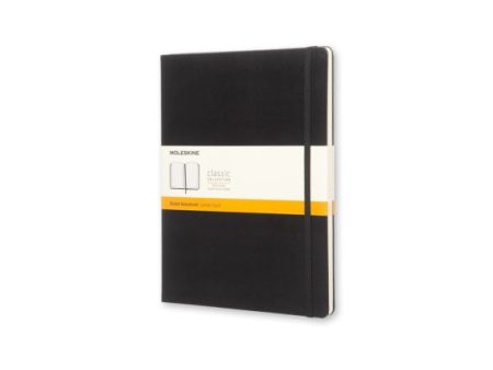 Moleskine Extra Large Ruled Notebook Hard Black Hot on Sale