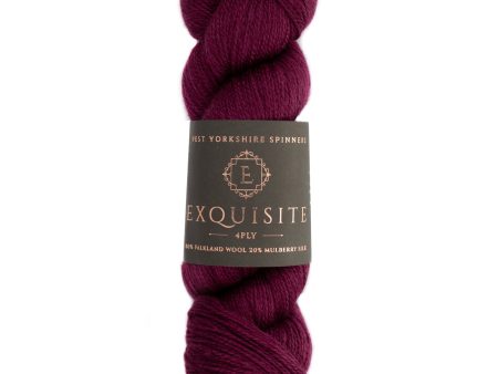 Lanka Exquisite 4PLY 100 g 558 Bordeaux West Yorkshire Spinners For Sale