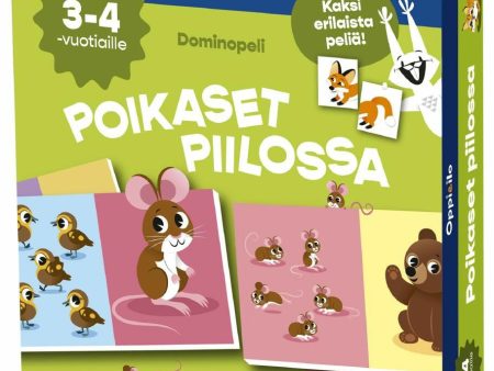 Poikaset piilossa -dominopeli 3-4 v Fashion