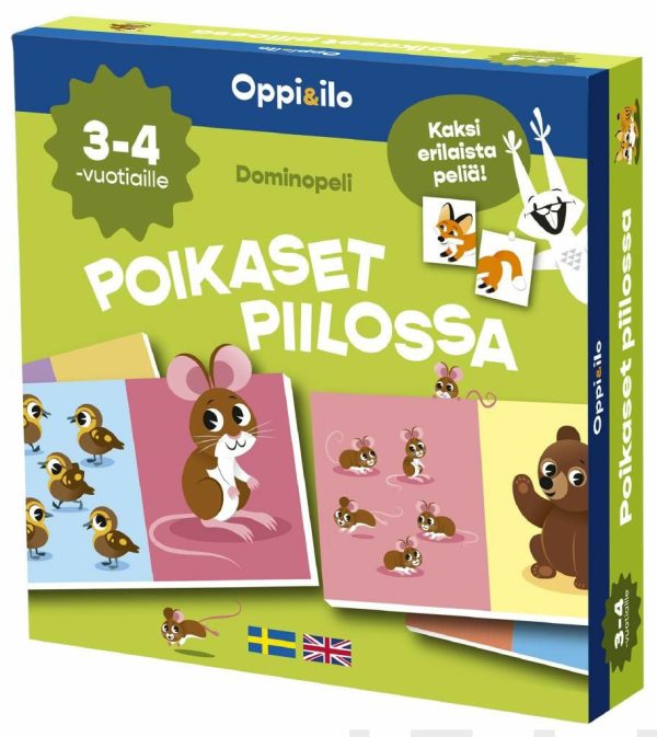 Poikaset piilossa -dominopeli 3-4 v Fashion