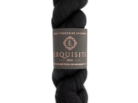 Lanka Exquisite 4PLY 100g 099 Noir West Yorkshire Spinners Online now