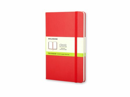 Moleskine Large Plain Hardcover Notebook Red Online