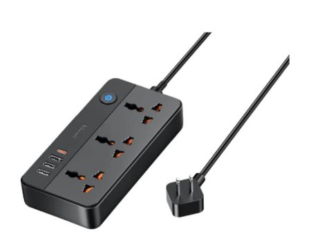 REMAX RP-U153 KIDDY Series 20W Power Strip Socket Black (0105027B7BK) Online