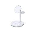 Choetech 3-in-1 15W Wireless Charger with MagSafe T585-F (White) Online Sale