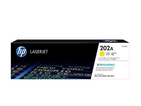 HP 202A Yellow Original LaserJet Toner Cartridge-1 Online