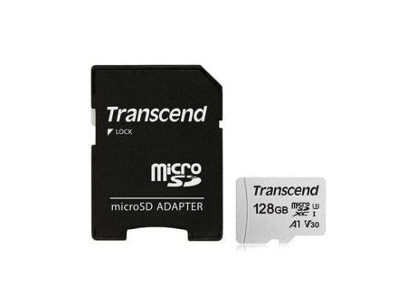 Transcend 128GB 300S UHS-I microSDHC Memory Card with SD Adapter Supply